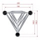 DECO22T-PT50 TRIANGULAR 220mm 0.50m CONTESTAGE