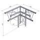 DECO22T-AG01 ESQUINA 3 VÍAS 90º IZQUIERDA TRUSS