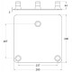 EM29-B3 BASE 29x29cm TRUSS TRIANGULAR 290mm CONTESTAGE