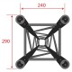 QUAD29-100N TRUSS CUADRADO NEGRO 29X29 1m CONTESTAGE