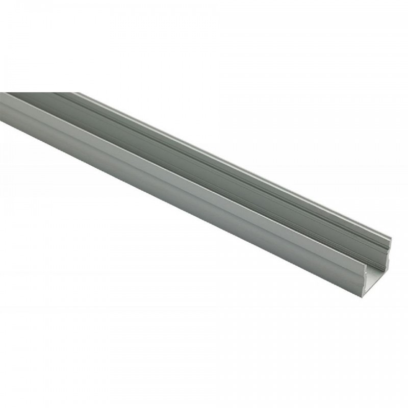 PERFIL ALUMINIO EMPOTRAR TIPO U 15mm 2m