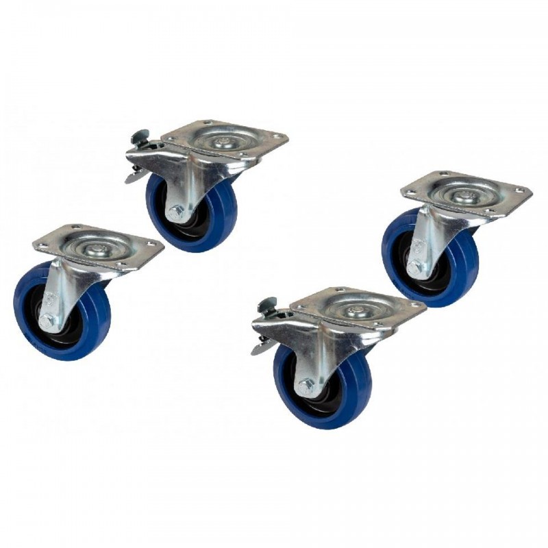 SET 4x RUEDAS PARA TABLEROS JBSYSTEMS