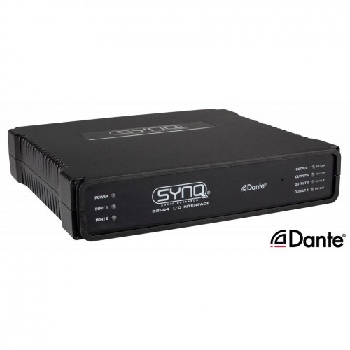 DBI-04 MATRIZ DE AUDIO DANTE 4x4 SYNQ