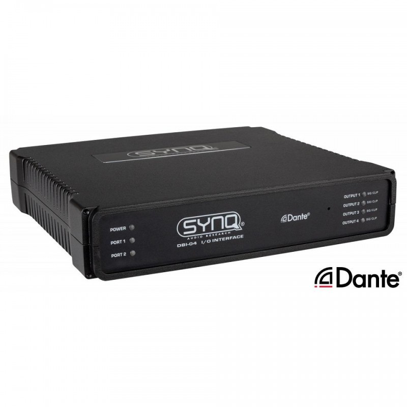 DBI-04 MATRIZ DE AUDIO DANTE 4x4 SYNQ