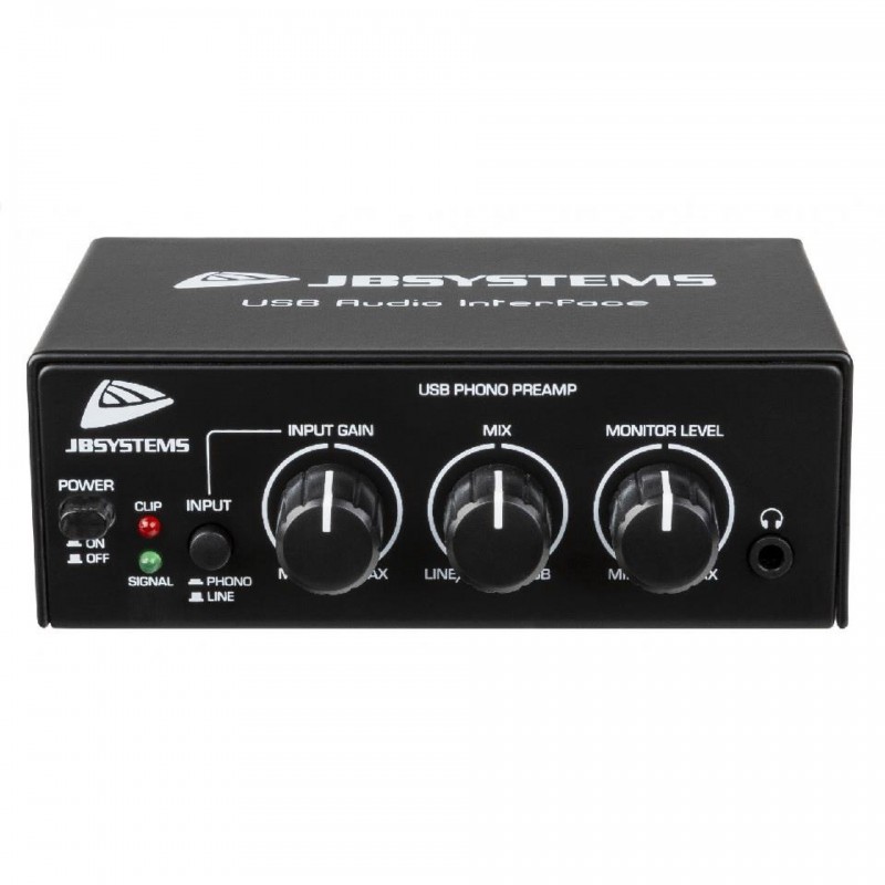 PREAMPLIFICADOR USB AUDIO INTERFACE JBSYSTEMS