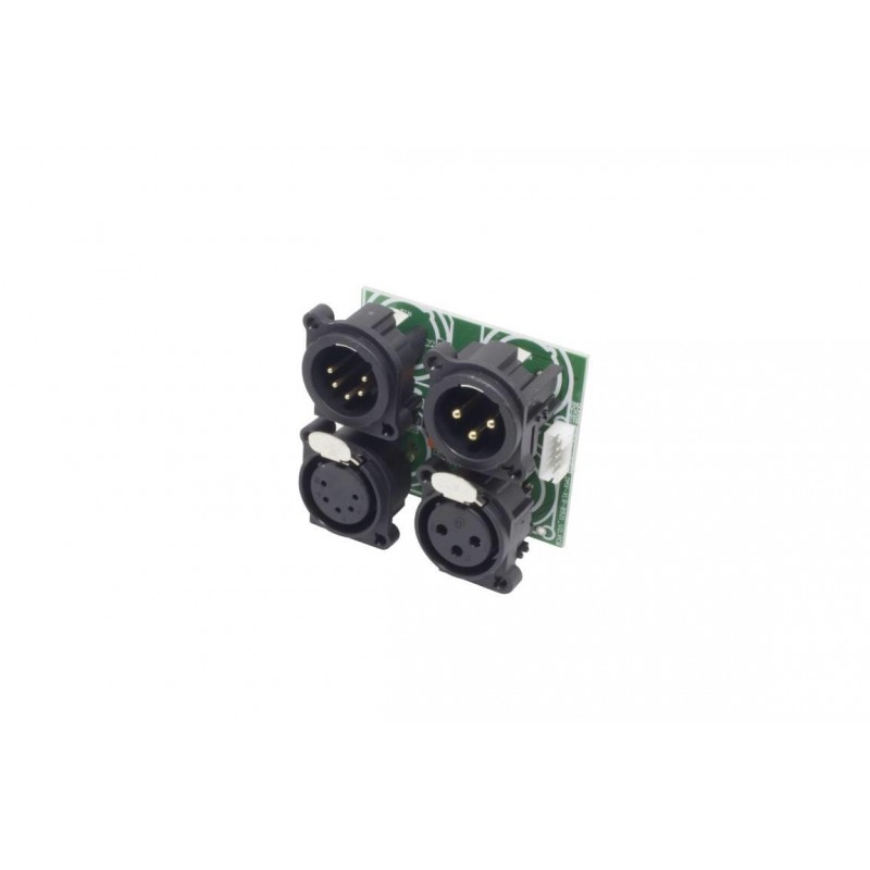 PLACA CONECTORES XLR DMX IN/OUT CHALLENGER BSW JBSYSTEMS