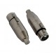 ADAPT. RCA HEMBRA - XLR HEMBRA HILEC (2 UNID.)