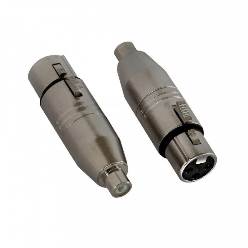ADAPT. RCA HEMBRA - XLR HEMBRA HILEC (2 UNID.)