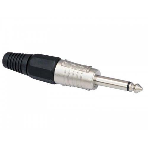 CONECTOR JACK MONO 6.3mm HILEC SET 2 UNIDADES