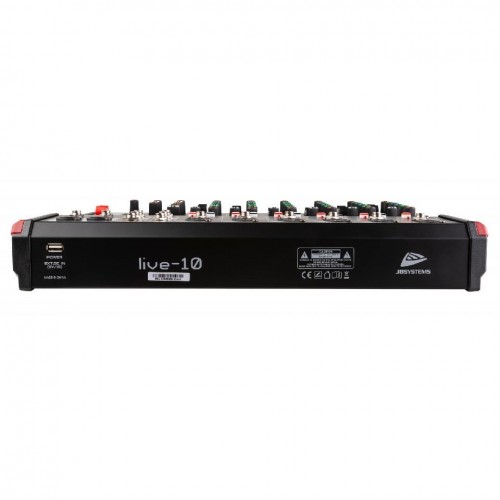 LIVE-10 MEZCLADOR COMPACTO PA 10 IN / 8 CH JBSYSTEMS