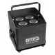 BT-AKKULITE IP MINI 4x10W RGBWA IP65 BRITEQ (BATERÍA INCL.)