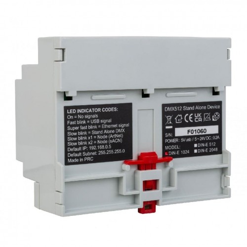 LD-1024DIN NET DMX 1024CH PARA RAIL