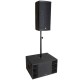 ALTAVOZ 2x10" ACTIVO DSP 1620W SQT-210