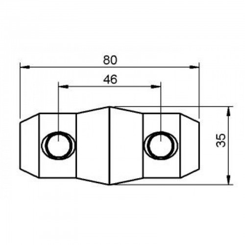 ADAPTADOR CONICO PARA TUBO 50mm UNIDAD